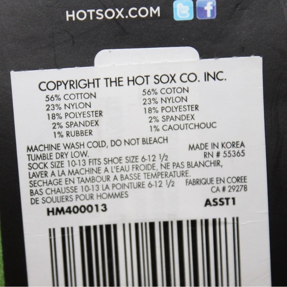 HOTSOX Men’s Race Horse Crew Socks Sizes 6-12.5 Brand New Gift Stocking Stuffer - Picture 7 of 8